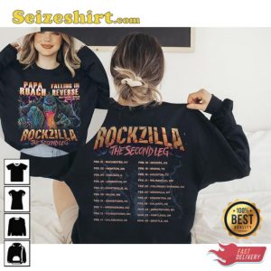 Rockzilla The Second Leg Tour 2023 Shirt Gifts For Fan