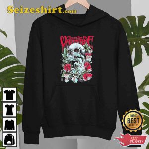Roses Skull Bullet For My Valentine Creepy Artwork Rock Unisex Shirt