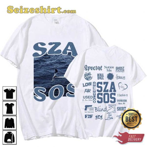 SZA SOS Full Tracklist Good Days Shirt