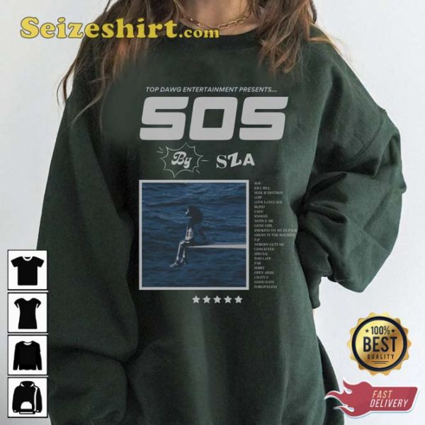 SZA SOS Tracklist Unisex Shirt