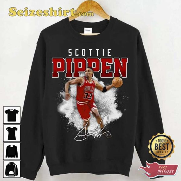 Scottie Pippen Basketball Legend Chicago Unisex Sweatshirt
