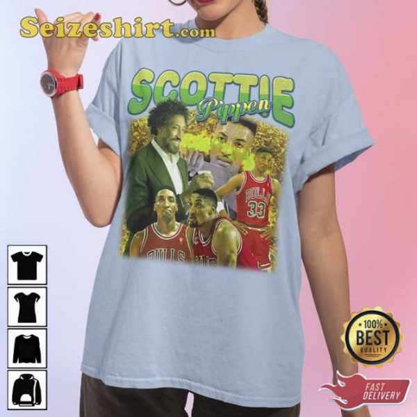 Scottie Pippen Basketball Vintage Unisex Shirt