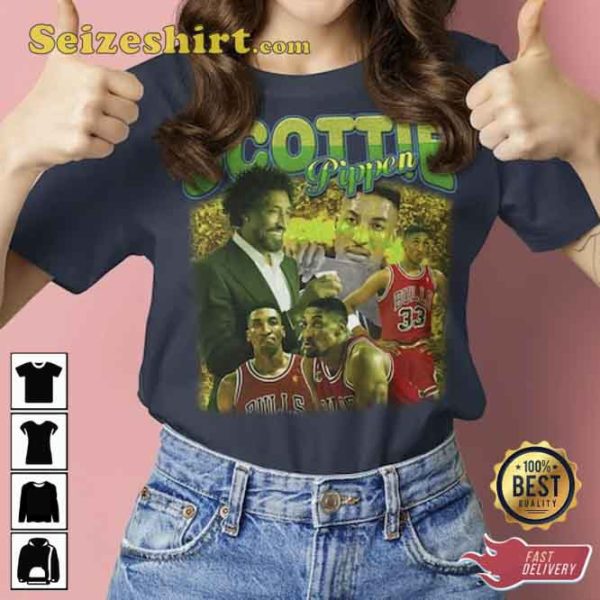 Scottie Pippen Basketball Vintage Unisex Shirt