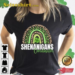 Shenanigans Coordinator St Patricks Day Shirt St Patricks Day Gift