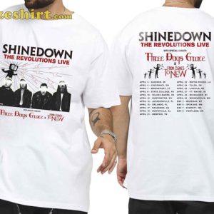 Shinedown Band The Revolutions Live 2023 Hoodie