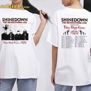 Shinedown Band The Revolutions Live 2023 Hoodie