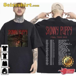 Skinny Puppy Band Final Tour 2023 Shirt Gift for Skinny Puppy Fan