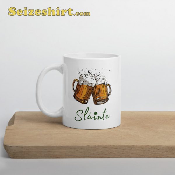 Slainte Glossy St Patricks Day Mug