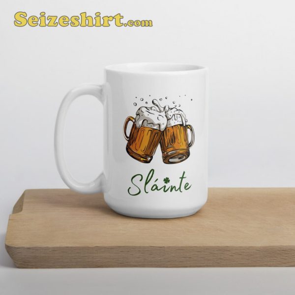 Slainte Glossy St Patricks Day Mug