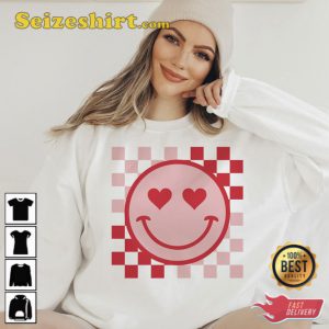 Smile Icon Heart Valentine Trendy Shirt