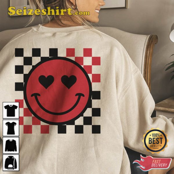 Smile Icon Heart Valentine Trendy Shirt