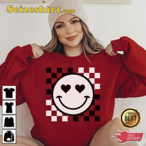 Smile Icon Heart Valentine Trendy Shirt