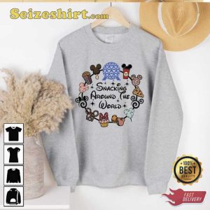 Snacking Around The World Disney Family Outfits T-Shirt