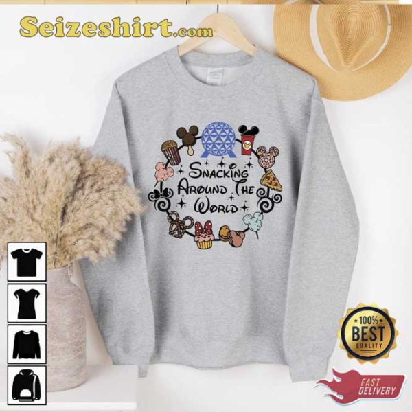 Snacking Around The World Disney Family Outfits T-Shirt