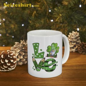 Special Education Teacher Love St Patricks Day Shamrock Mug