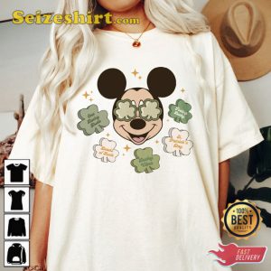 St Patricks Day Mickey Shirt Cute Shamrock