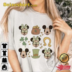 St Patricks Mouse Doodles Shirt Magical St Patricks Day
