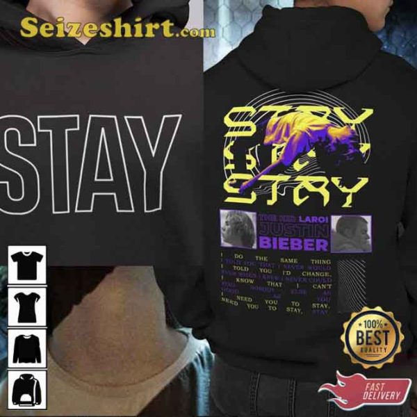 Stay The Kid Laroi Justin Bieber Merch Tee Shirt