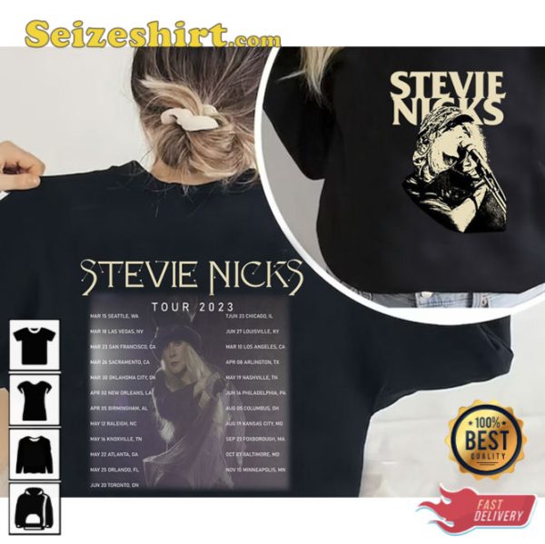 Stevie Nicks Tour 2023 Fleetwood Mac Band Shirt For Fans