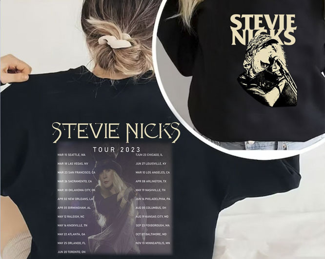 stevie nicks tour t shirt 2023