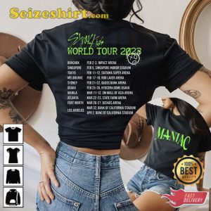 Stray Kids World Tour 2023 Maniac TShirt