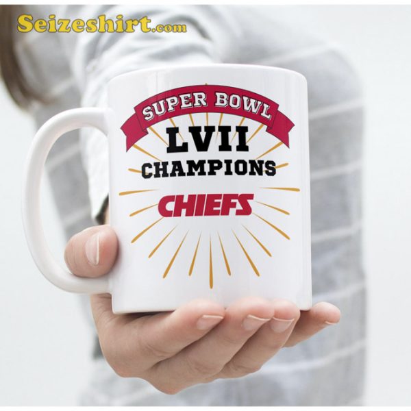 Super Bowl LVII Champions 2023 Kansas City Chiefs Mug Gift for Fan