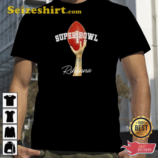 SoFreshSoCleanDesign Rihanna Superbowl Half Time T-Shirt