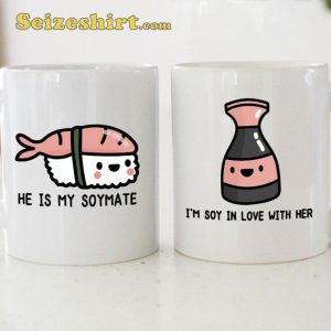 Sushi Soymates Matching Mug Set