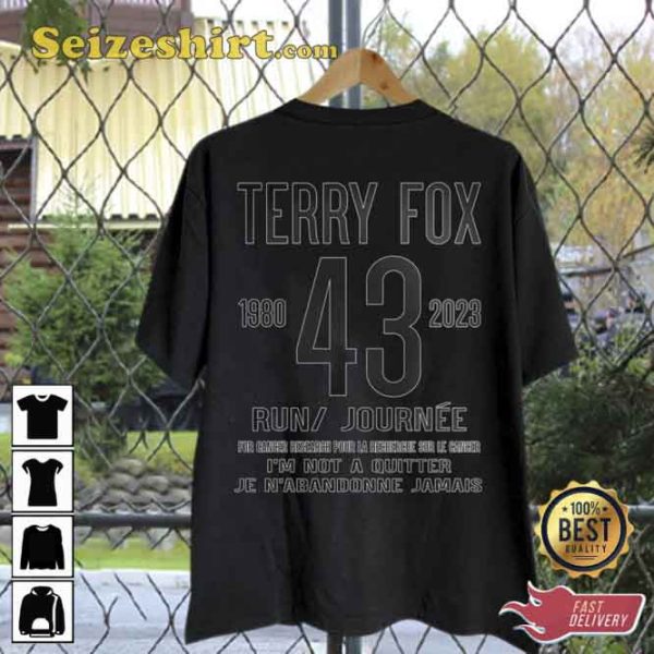 Terry Fox Run Dear Sweatshirts