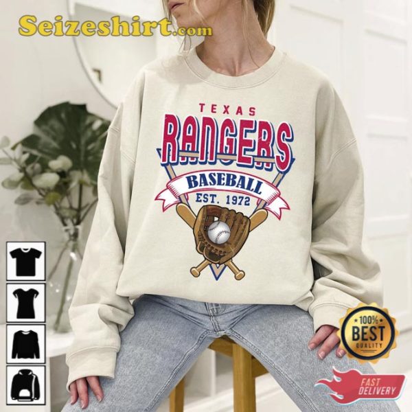 Texas Baseball Shirt Vintage Texas Baseball Tee