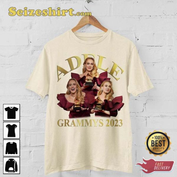 The Grammys 2023 Adele Wins Best Pop Solo Performance 2023 Tee