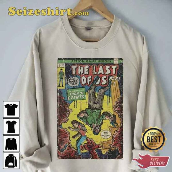 The Last Of Us Poster Vintage Tee Shirt