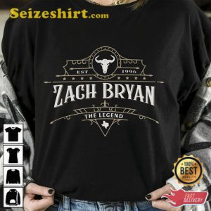 The Legend Zach Bryan 1996 Sweatshirt Western Zach Bryan Fan Tee