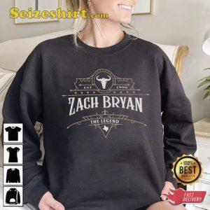 The Legend Zach Bryan 1996 Sweatshirt Western Zach Bryan Fan Tee