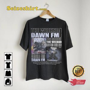 The Weeknd Dawn FM Comic Rap Shirt