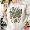 Thick Thighs Lucky Vibes Shirt Funny St Patricks