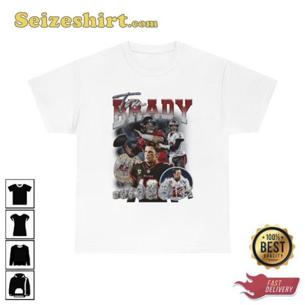 Tom Brady 90s Style Vintage Sports Unisex T-Shirt