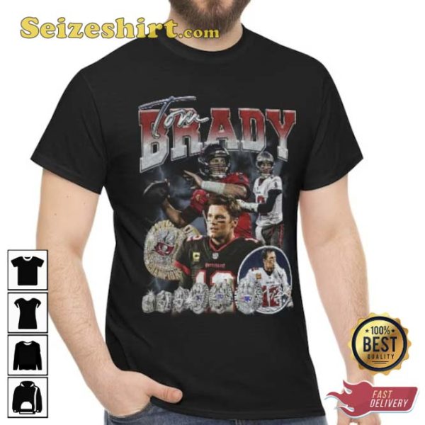 Tom Brady 90s Style Vintage Sports Unisex T-Shirt