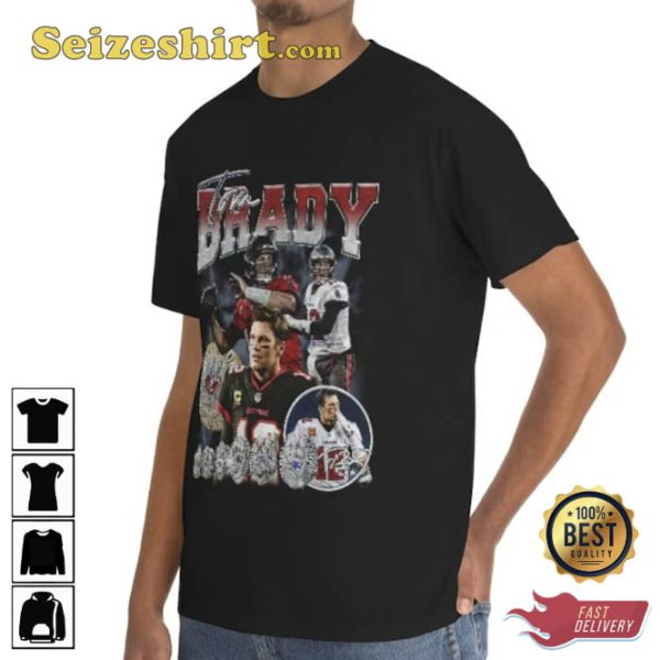 Tom Brady 90s Style Vintage Sports Unisex T-Shirt