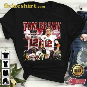 Tom Brady Collage Tee Shirt Black