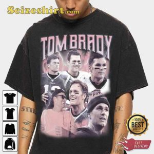 Tom Brady Football Graphic Tee
