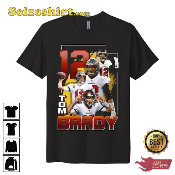 NFL Tampa Bay Buccaneers The Goat 12 Tom Brady Shirt - T-shirts