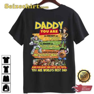 Toy Story Dad Woody Buzz Potato Head T-Shirt