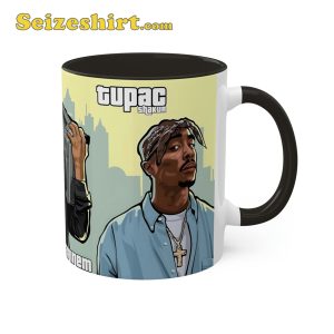 Tupac Shakur Eminem Biggie Mug 2pac Rapper Gta San Andreas Mug