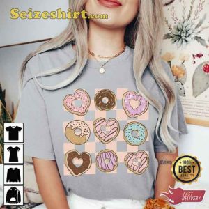 Valentine Donuts Lover Trending T-shirt
