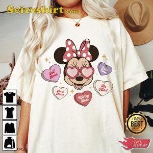 Valentines Minnie Magical Valentine Heart Sublimation Self Love Affirmations Shirt