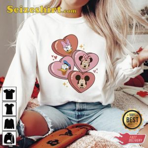 Valentines Mouse Magical Heart Valentine Sublimation Shirt