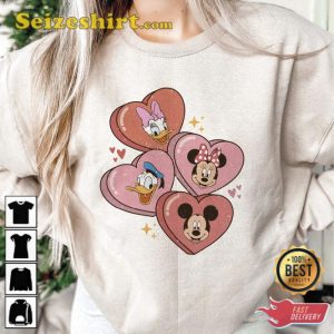 Valentines Mouse Magical Heart Valentine Sublimation Shirt