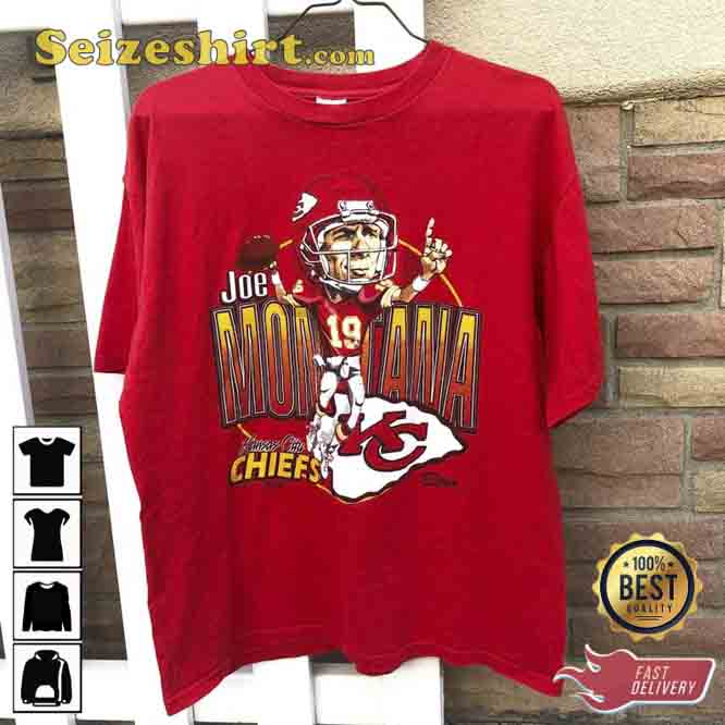 1993 Joe Montana Kansas City Chiefs T-shirt
