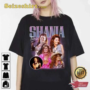 Vintage 90s Style Shania Twain Tee Shirt